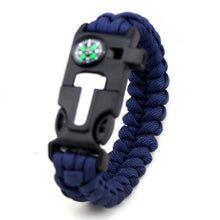 Load image into Gallery viewer, Camping Hiking Climbing Paracord Bracelet